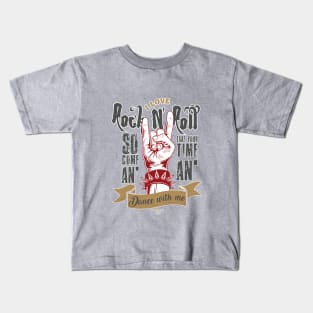 I love Rock N' Roll Kids T-Shirt